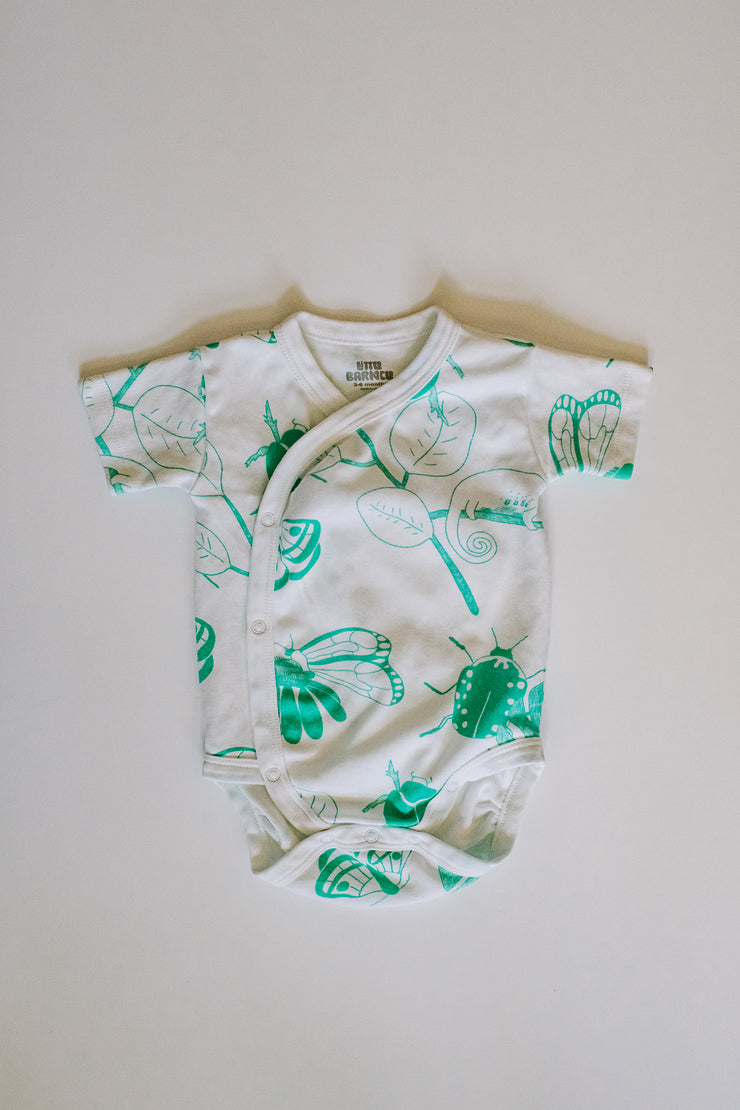 Bug baby bodysuit - organic cotton